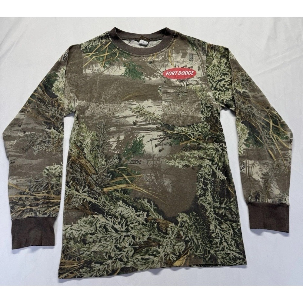 Ranger Camo Longsleeve Shirt Small Realtree Hardwoods Hunting Outdoors